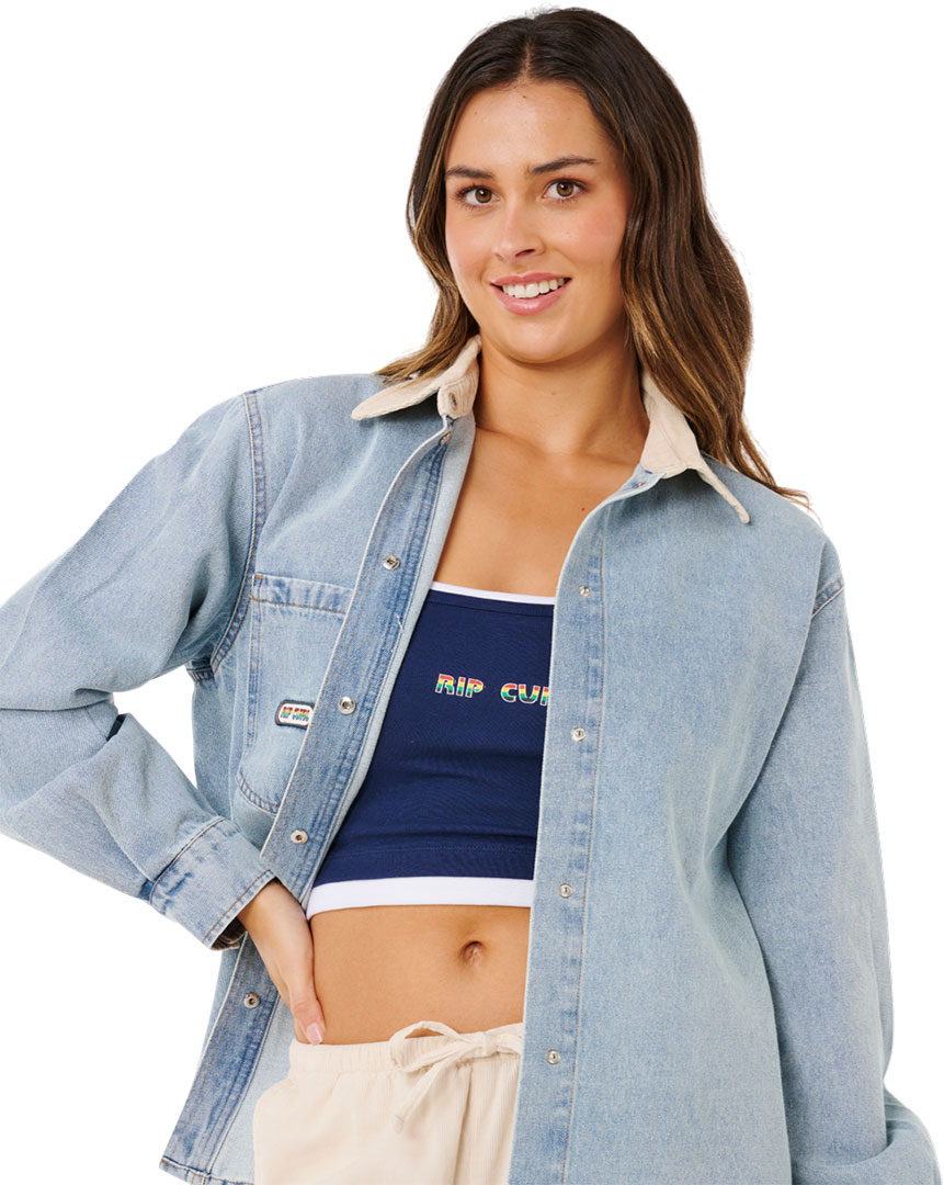 Artikelbild 6 des Artikels “SURF SIDE RELAXED DENIM Hemd 2026 washed blue L“