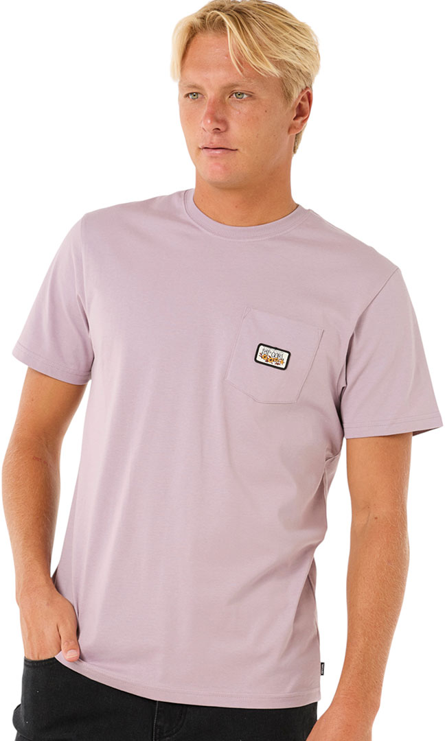 RIP CURL Shirt Tshirt Oberteil SURF PARADISE BADGE UPDATE T-Shirt 2025 smokey