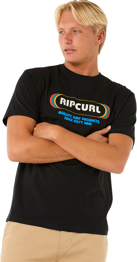 RIP CURL Shirt Tshirt Oberteil SURF REVIVAL YO MUMMA T-Shirt 2025 black Oberteil