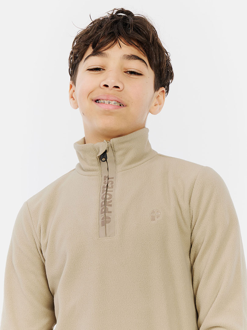 Artikelbild 6 des Artikels “REPERFECTY JR 1/4 ZIP Fleece 2026 bamboo beige 140“
