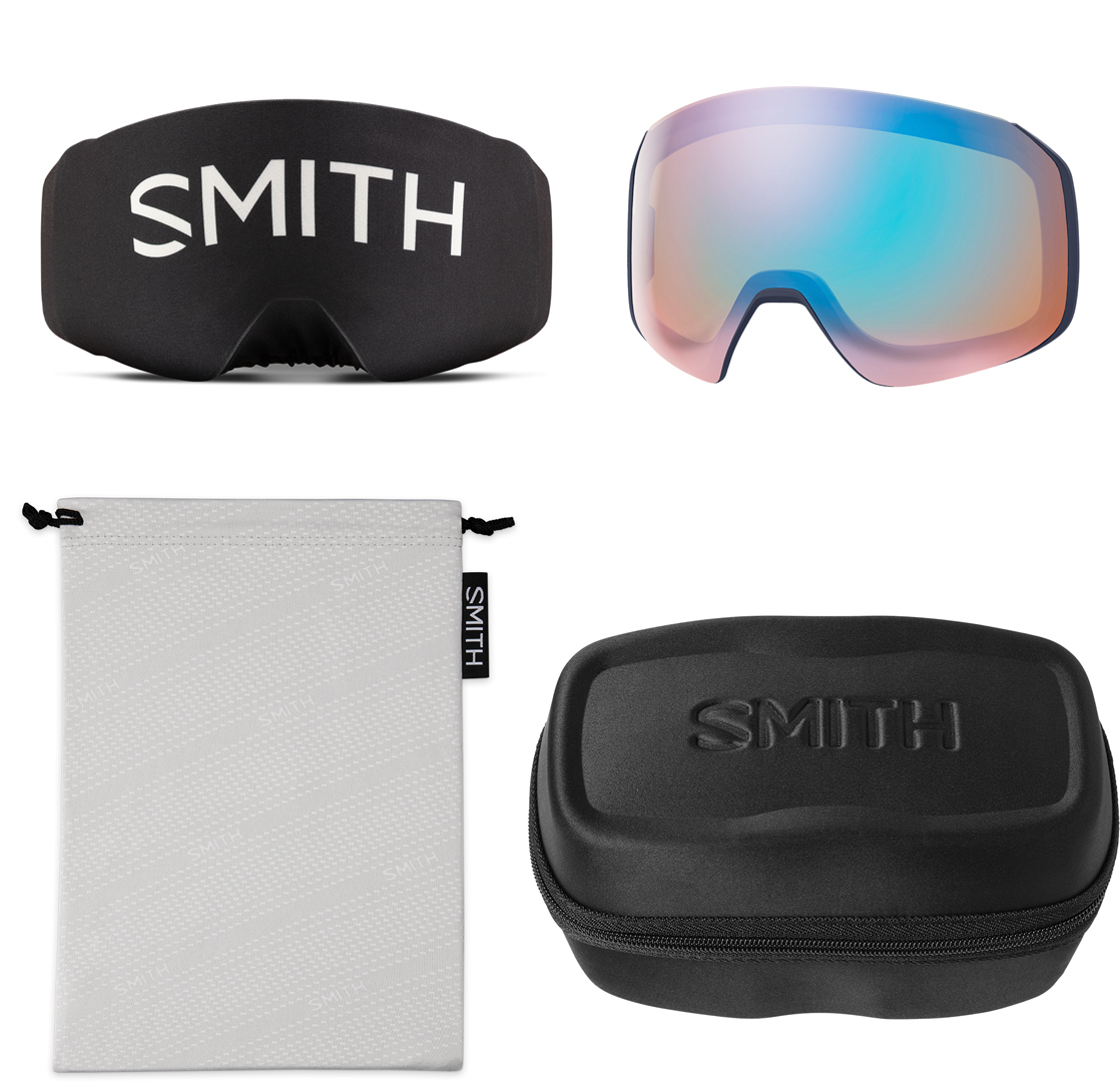 Smith 4D MAG S Goggle midnight navy/chromapop sun platinum mirror
