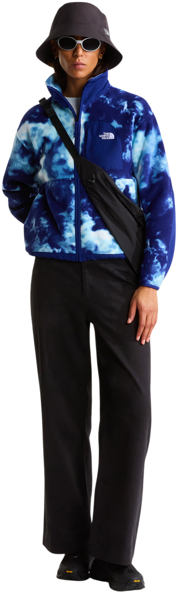 Artikelbild 6 des Artikels “WOMEN YUMIORI OFF PEAK Zip Fleece 2027 bold blue granitic rock print M“