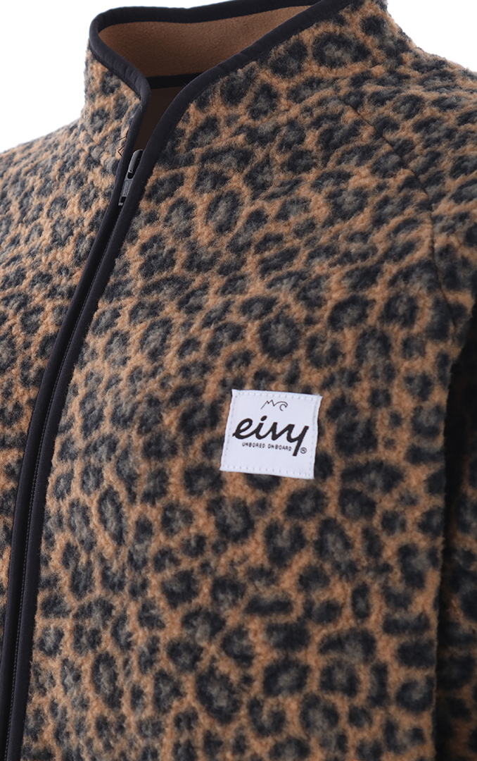 EIVY Snowboard Fleece Jacke ICECOLD SHERPA Fleece Jacke 2024 leopard Pullover