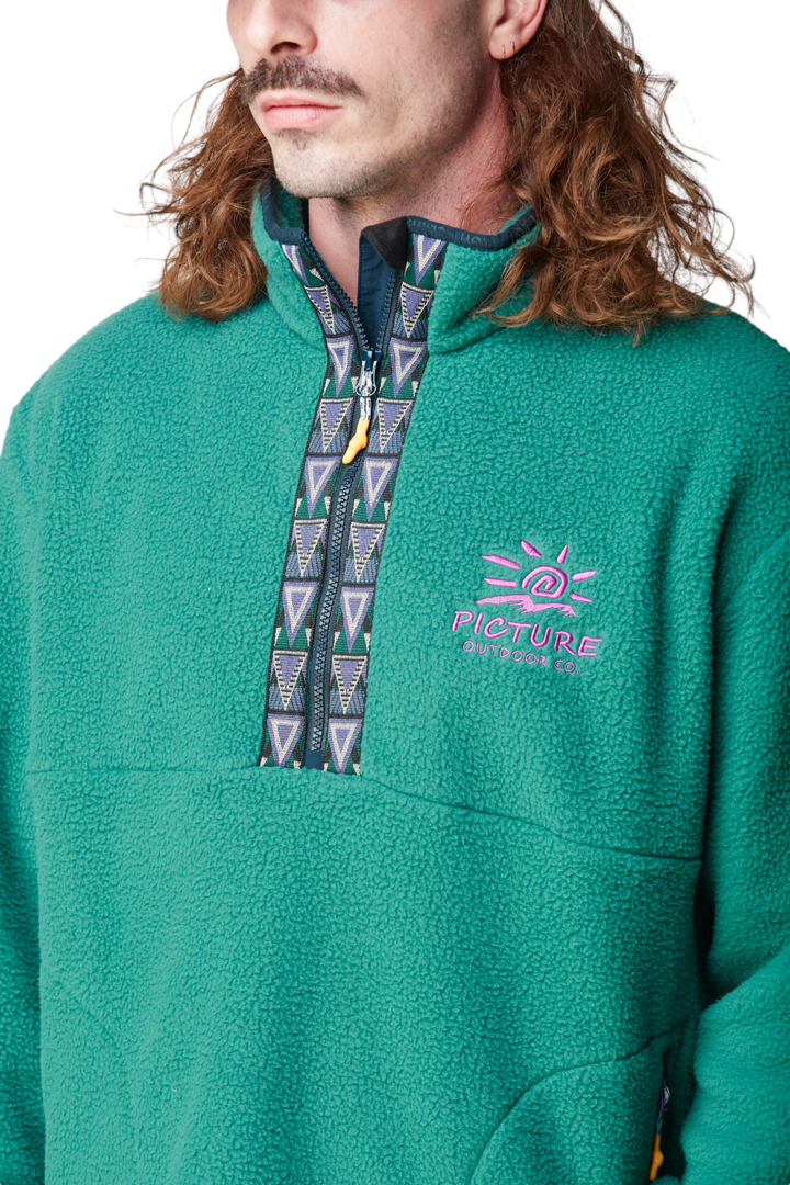 【メーカー包装済】 Picture GAMVIK 1/4 ZIP Fleece bayberry | Warehouse One Mサイズ