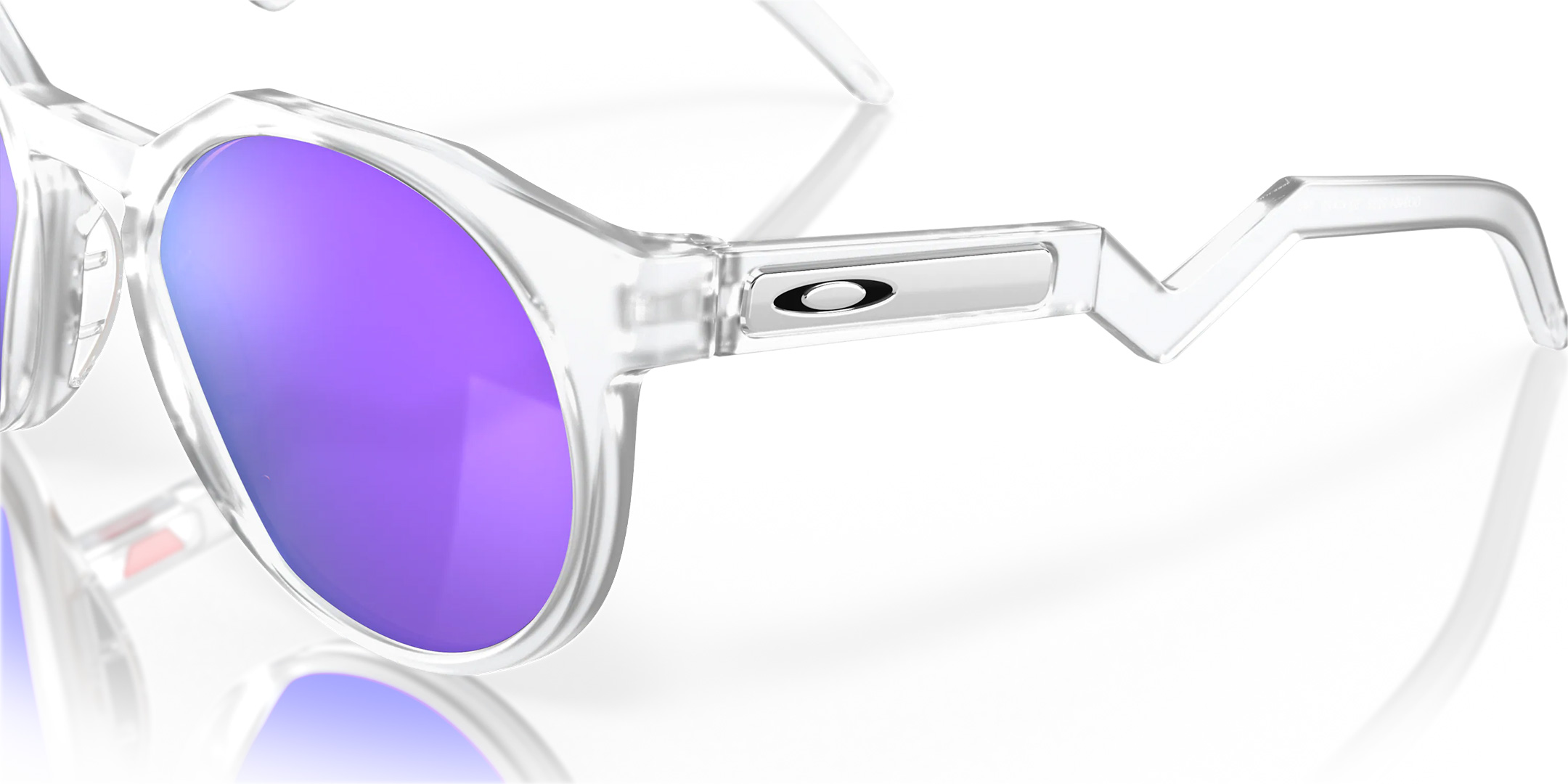 Oakley HSTN MEDIUM Sunglasses matte clear/prizm violet | Warehouse One