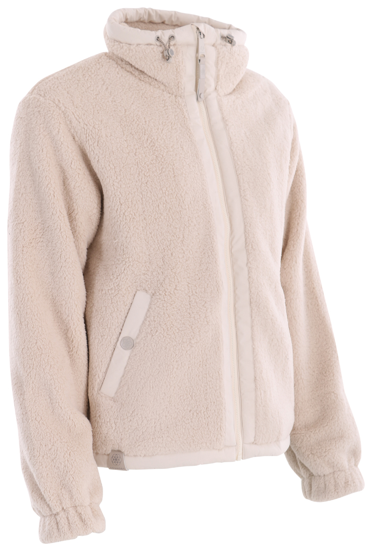 RAGWEAR Snowboard Fleece Jacke NORDICKA ZIP Fleece 2024 beige Pullover