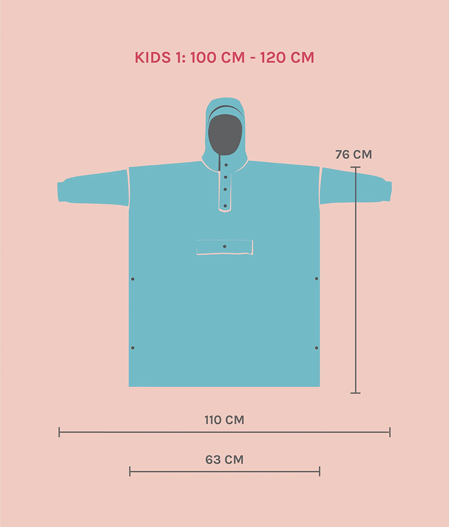 Product image 6 of the product “JUNGLE CAMO KIDS Rainponcho 120-160cm”