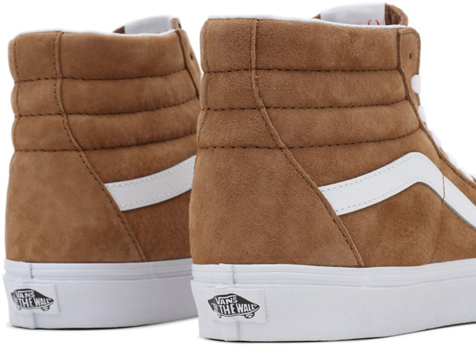 Vans pig suede leather brown sale