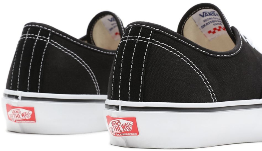 Vans mens clearance authentic black sneakers