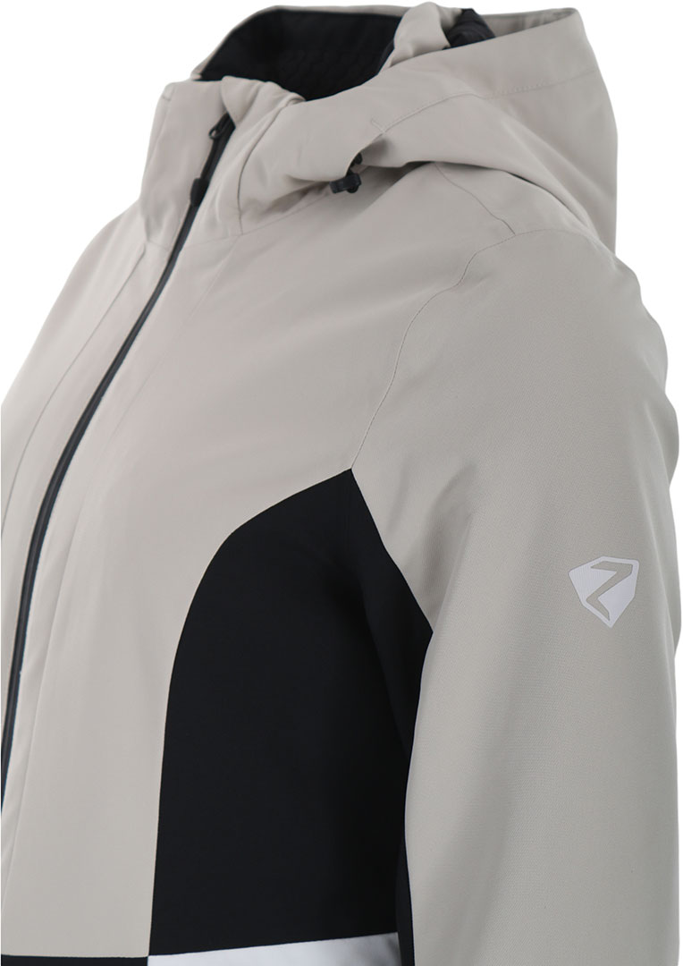 ZIENER Snowboard Skijacke Winterjacke PANKABR Jacke 2024 blacksilver beige