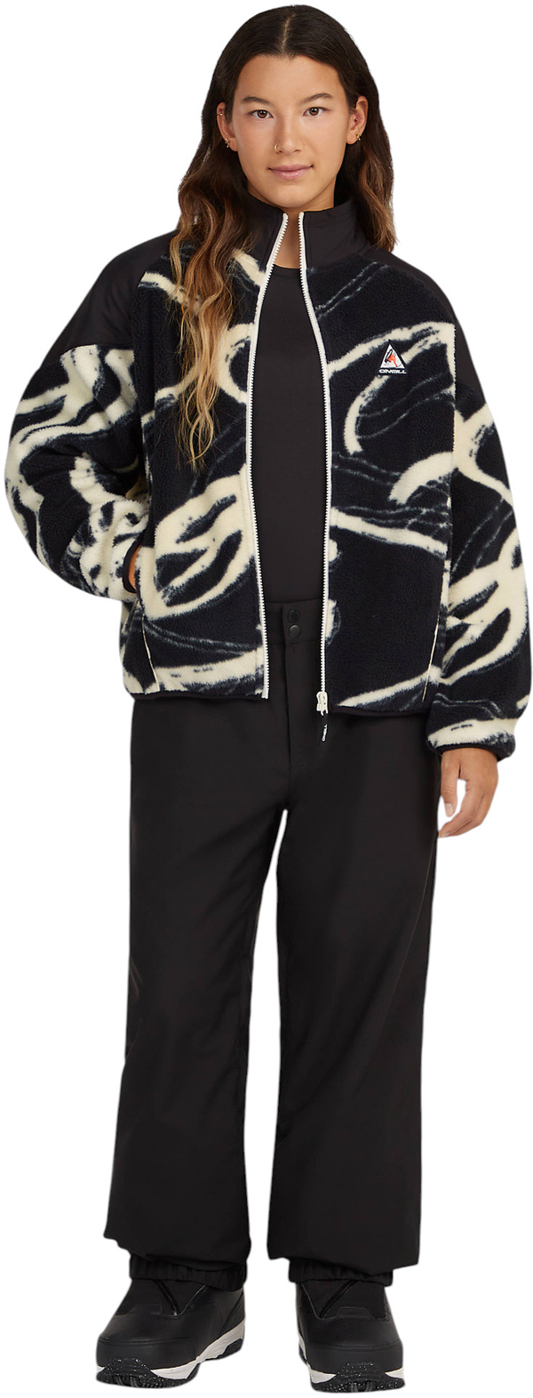 Product image 7 of the product “FWC PLAY HYPERFLEECE WOMEN Zip Fleece 2027 white snowtracks S”