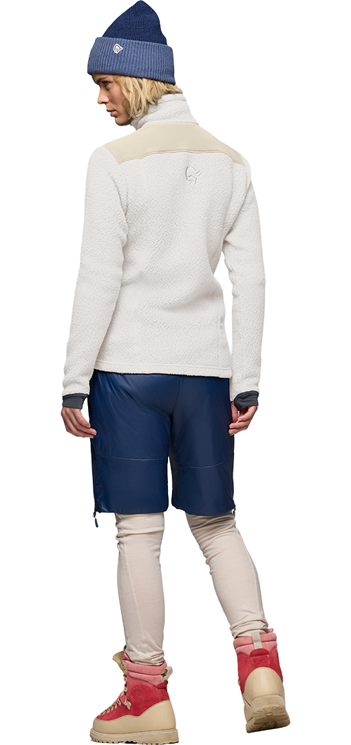 Artikelbild 7 des Artikels “TROLLVEGGEN WARM3 WOMEN Zip Fleece 2027 whisper white/oatmeal M“