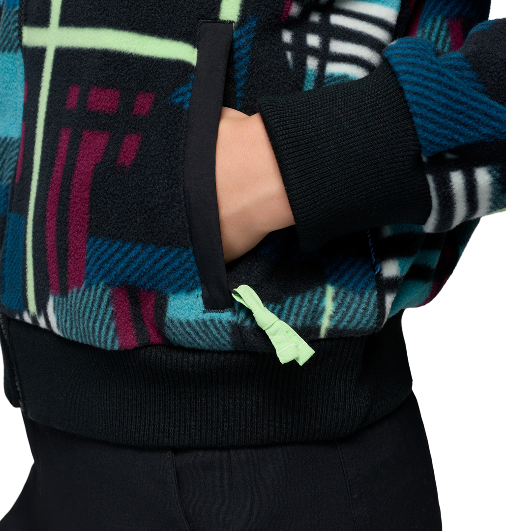 Product image 7 of the product “BUGABOO 1986 Zip Fleece 2027 teal/plaidpatch/black M”