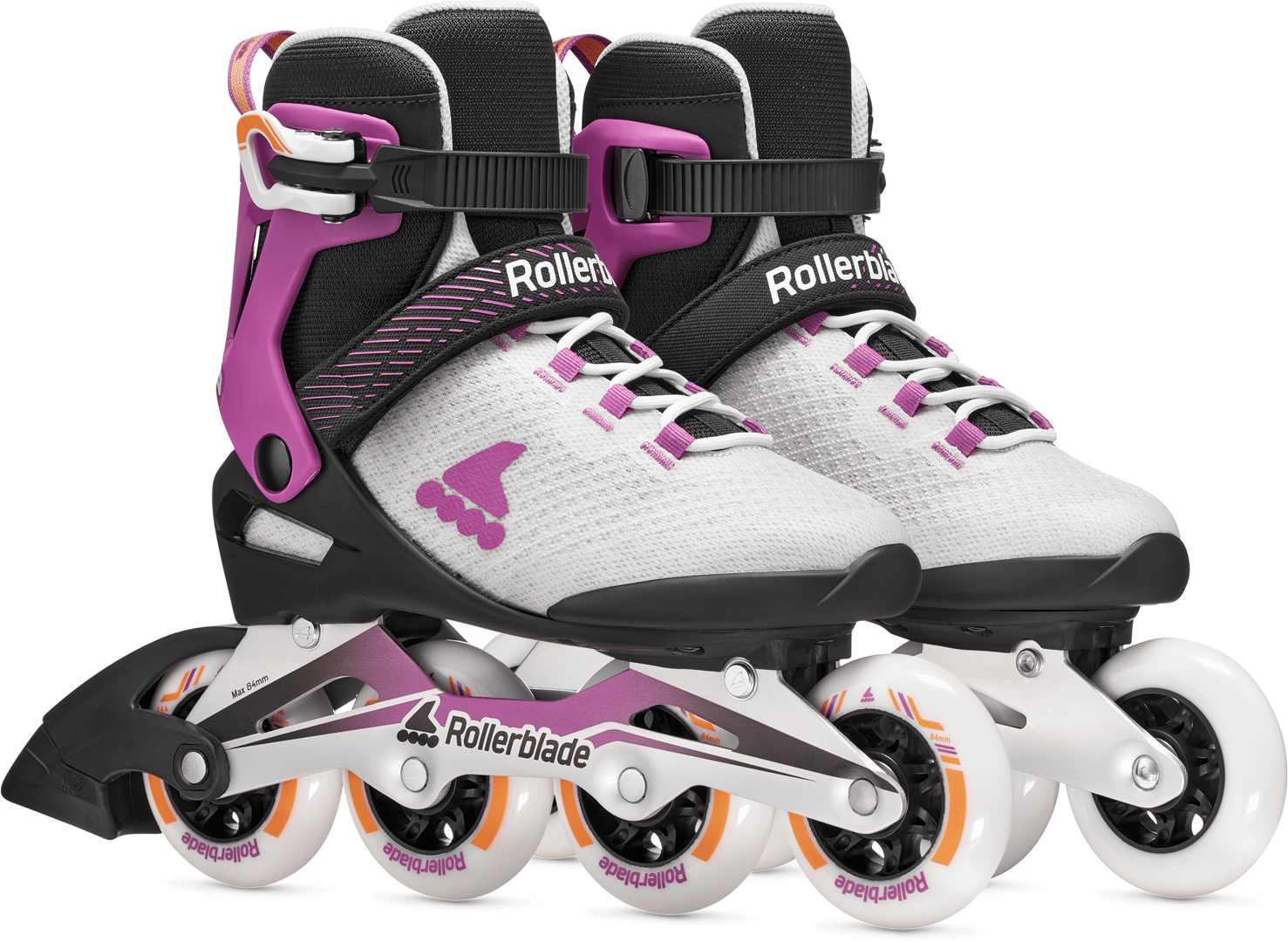 Artikelbild 7 des Artikels “MACROBLADE 84 W Inline Skate 2026 light grey/violet/orange 38/38,5“