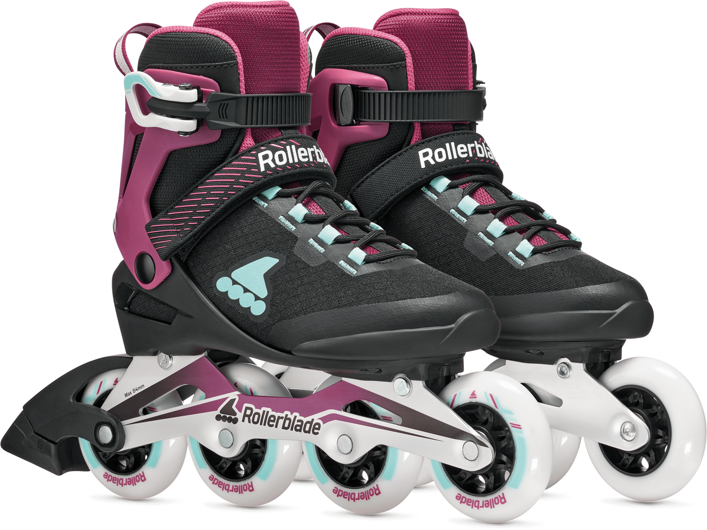 Artikelbild 7 des Artikels “MACROBLADE 84 W Inline Skate 2026 black/burgundy/ocean green 38/38,5“