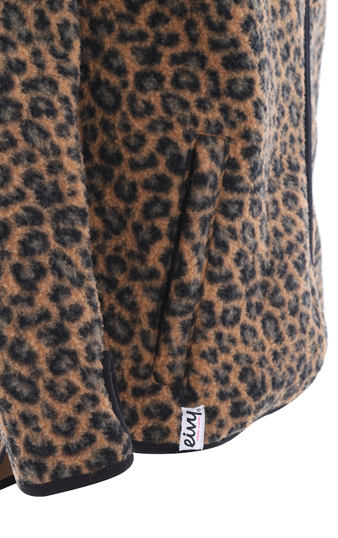 EIVY Snowboard Fleece Jacke ICECOLD SHERPA Fleece Jacke 2024 leopard Pullover