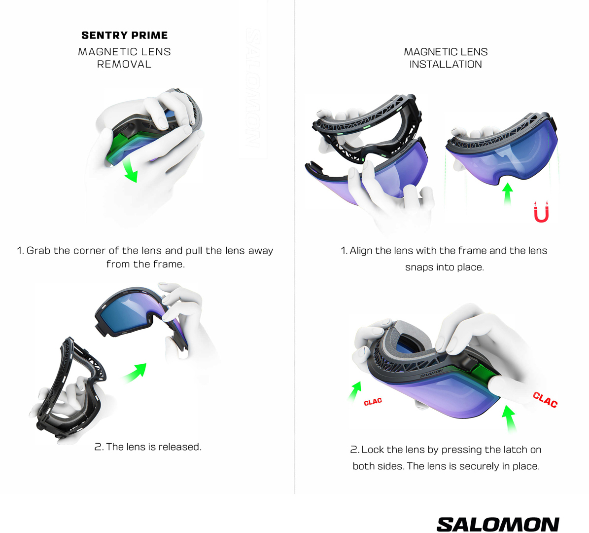 Product image 7 of the product “SENTRY PRIME SIGMA PHOTOCHROMIC Goggle 2027 green gables/sigma photo sky blue ”