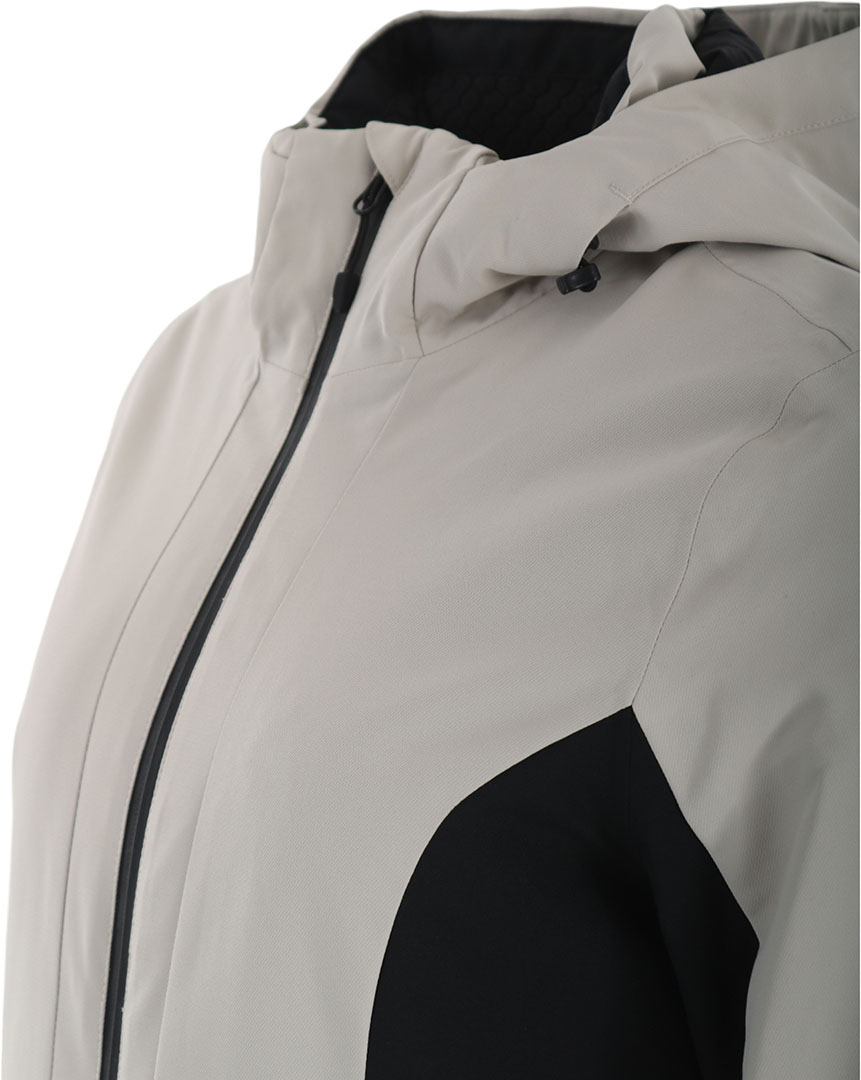 ZIENER Snowboard Skijacke Winterjacke PANKABR Jacke 2024 blacksilver beige