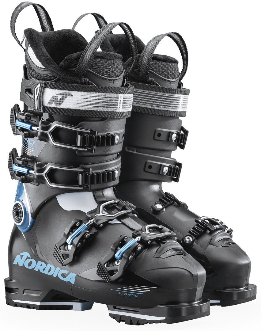 Nordica PRO MACHINE 95 W GW Ski Boot black/light blue/white | Warehouse One