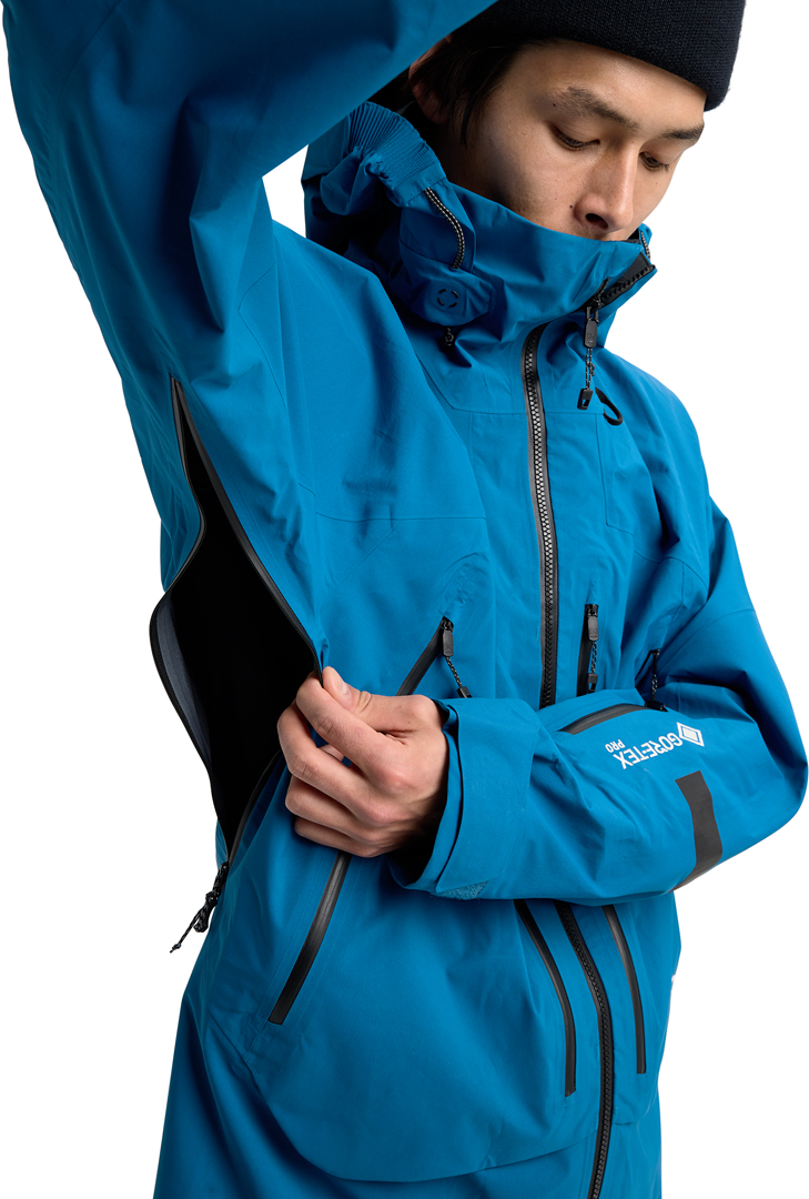 Product image 8 of the product “AK GORE TEX PRO ACAMAR Jacket 2026 blue teal M”