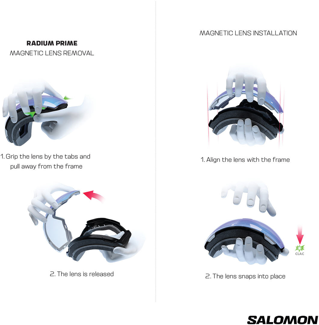 Product image 8 of the product “RADIUM PRIME SIGMA PHOTOCHROMIC Goggle 2026 white/sigma photo sky blue ”