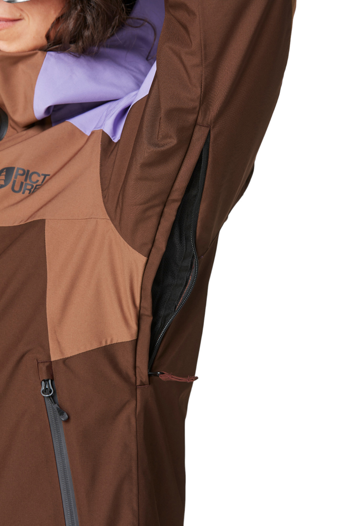 Product image 8 of the product “EXA Jacket 2025 paisley cocoa chicory S”