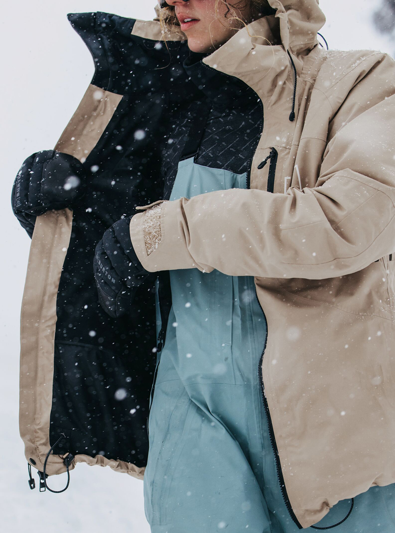 Burton WOMEN AK GORE TEX EMBARK Jacket summit taupe | Warehouse One